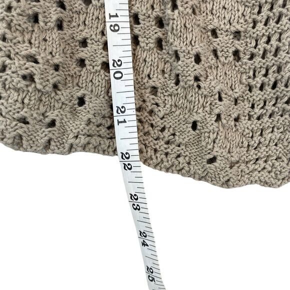 Free People Home Run Crop Knit Sweater Women’s Sz S Crochet Boho Cottagecore - Picture 6 of 11